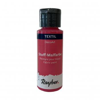 Barva na textil Rayher 59ml - zářivá růžová - 267